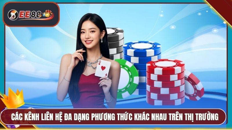 Các kênh liên hệ đa dạng phương thức khác nhau trên thị trường